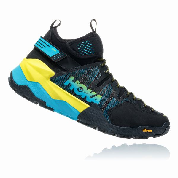 Hoka One One Sky Collection Arkali Hiking Boots Mens Black / Blu